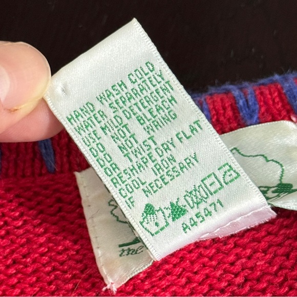 Quacker Factory 2X Red New England Lighthouse Short Sleeve Knit Tunic Sweater - Picture 6 of 7